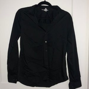 H&M women’s black button down